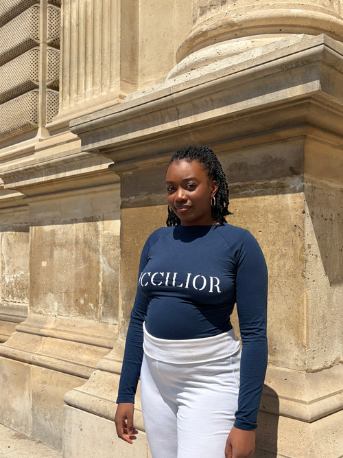Occilior Navy Blue Thermal T-shirt