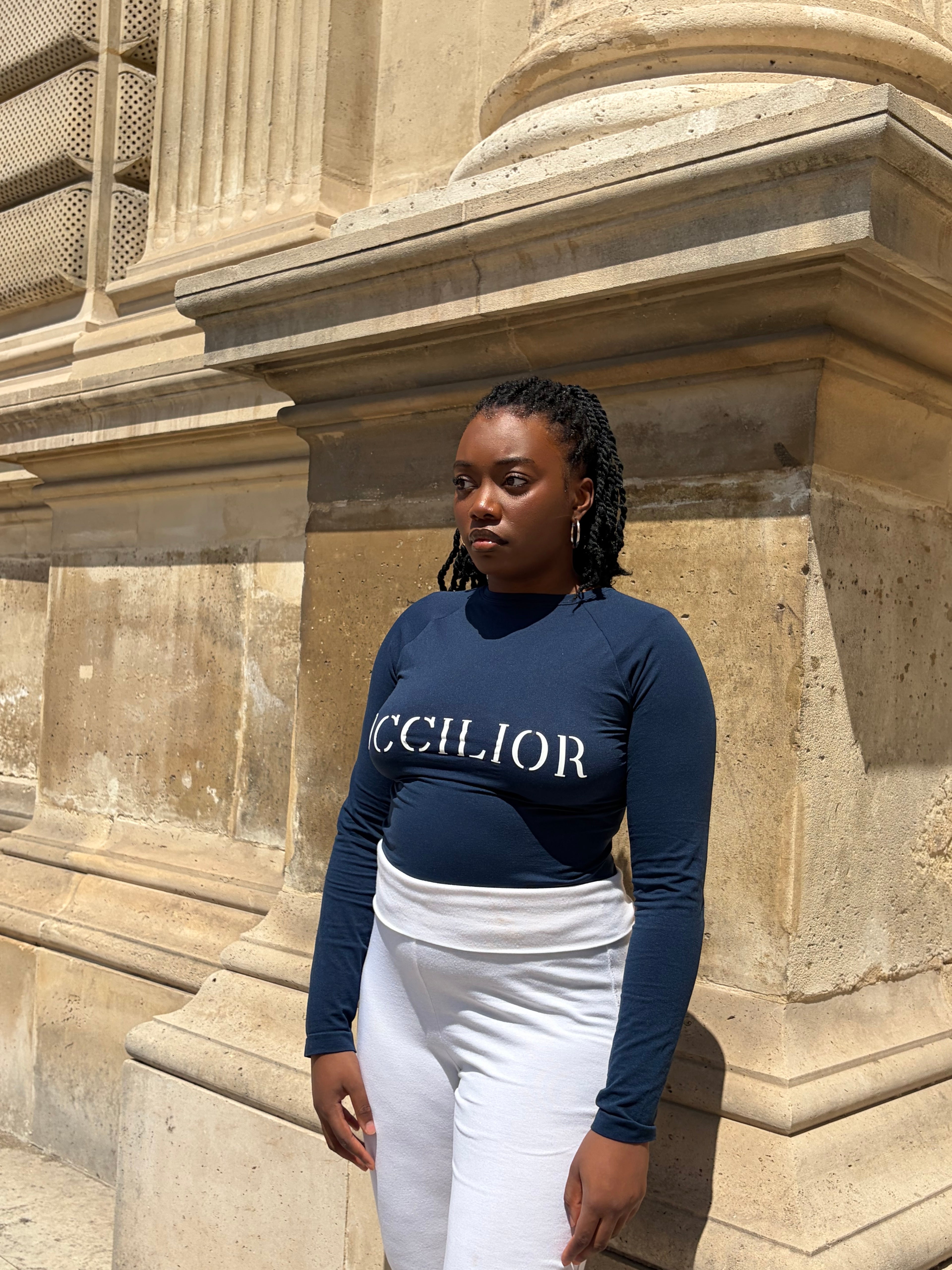 Thermisches T-Shirt Occilior Marineblau