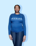T-shirt thermique Occilior Bleu marine